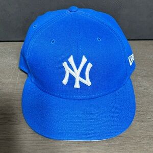 Authentic New Era MLB OnField 59Fifty Fitted 7 1/4Cap NY Yankees Blue/White
